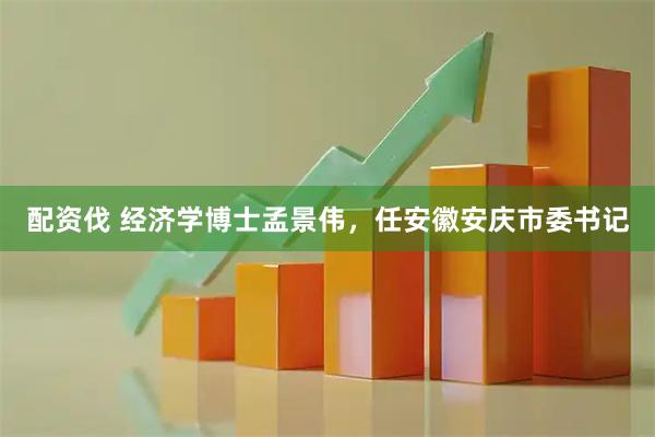 配资伐 经济学博士孟景伟,任安徽安庆市委书记